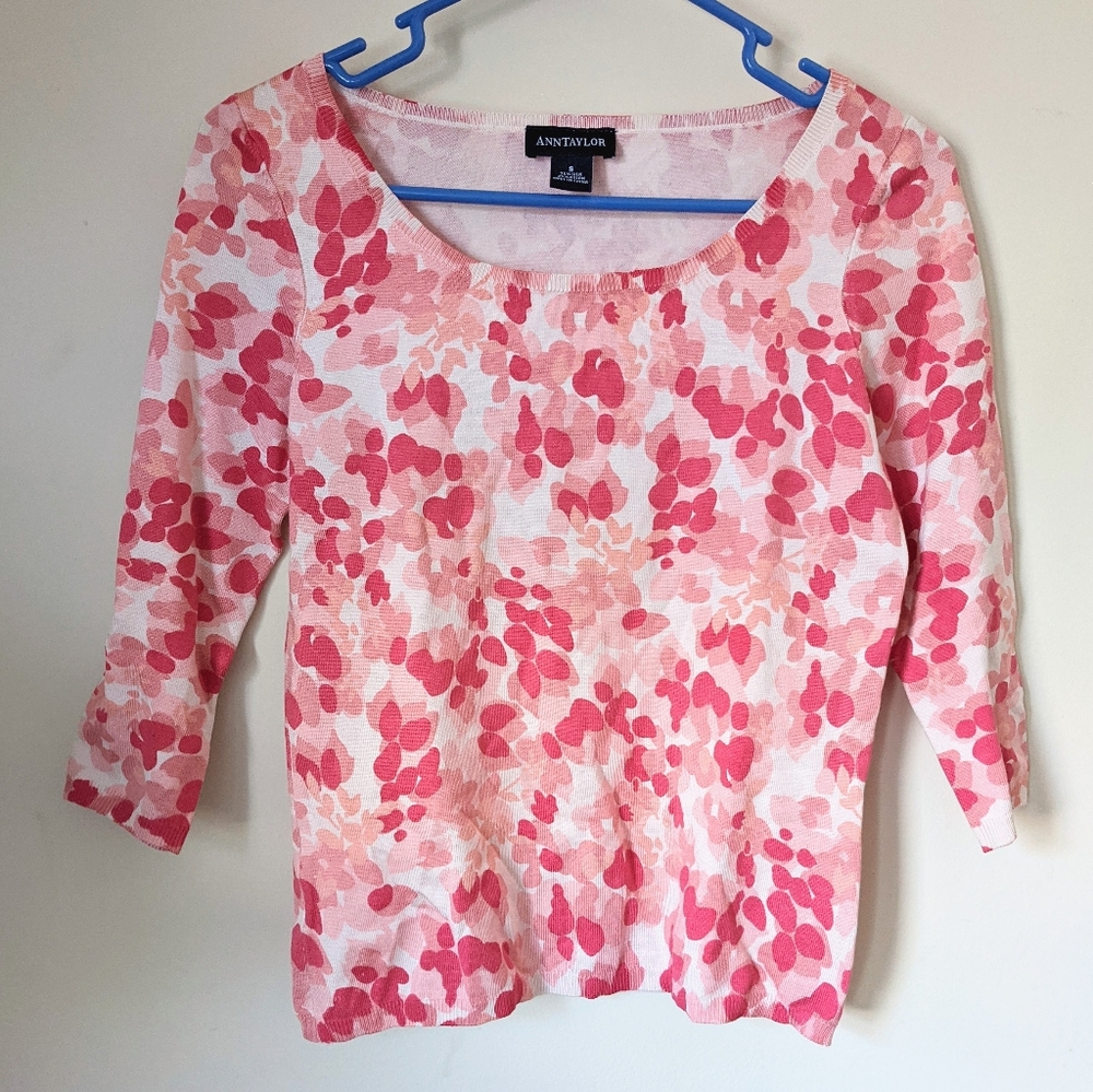 Floral petal patterned top
